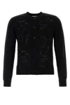Ernest W.baker Black Wool Cardigan