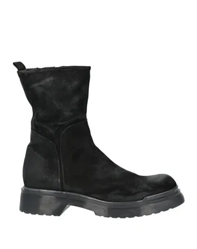 Ernesto Dolani Woman Ankle Boots Black Size 6 Leather