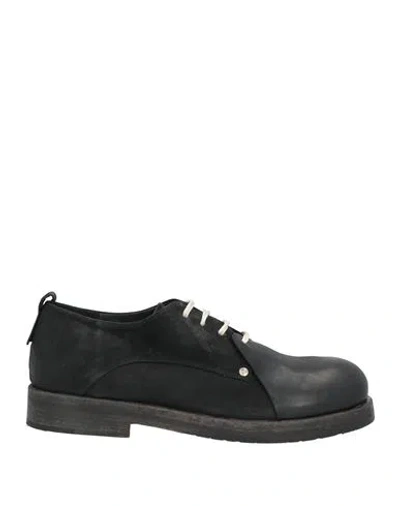 Ernesto Dolani Woman Lace-up Shoes Black Size 7 Leather