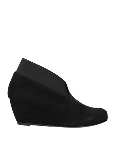 Ernesto Esposito Woman Ankle Boots Black Size 7 Leather