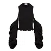 Erosa Women's Black Danica Top In Black