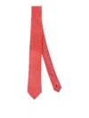 Errico Formicola Corbata - Multicolor In Red
