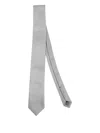 Errico Formicola Dot-pattern Silk Tie In Gray