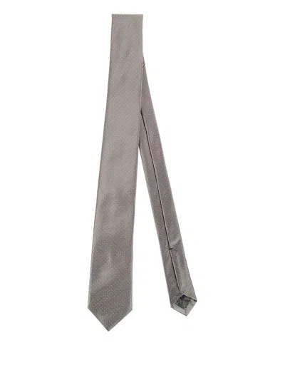 Errico Formicola Dot-pattern Tie In Gray