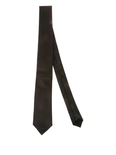 Errico Formicola Hand-sewn Silk Tie In Burgundy
