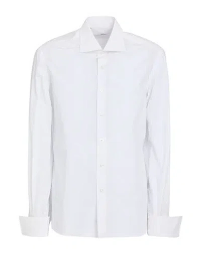 Errico Formicola Napoli Man Shirt White Size 17 ½ Cotton