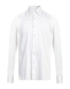 Errico Formicola Napoli Man Shirt White Size 17 ½ Cotton, Elastane In White
