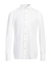 Errico Formicola Napoli Man Shirt White Size 17 ½ Cotton, Elastane In White