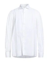 Errico Formicola Napoli Man Shirt White Size 17 ½ Cotton, Polyamide, Elastane In White