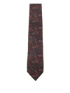Errico Formicola Paisley Silk Tie In Brown