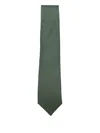 Errico Formicola Patterned Silk Tie In Green