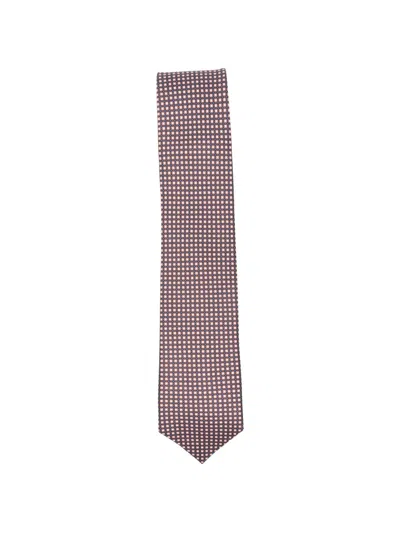 Errico Formicola Patterned Tie In Red