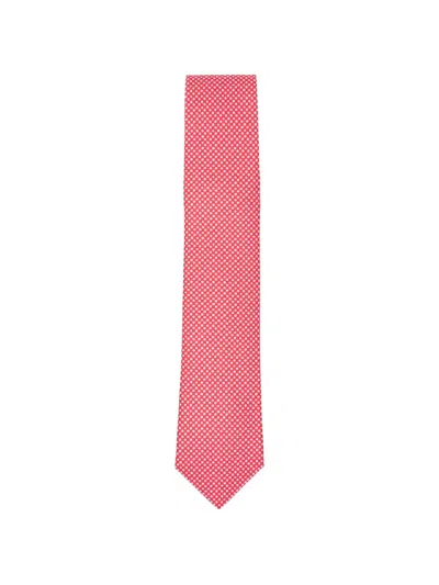 Errico Formicola Patterned Tie In Pink