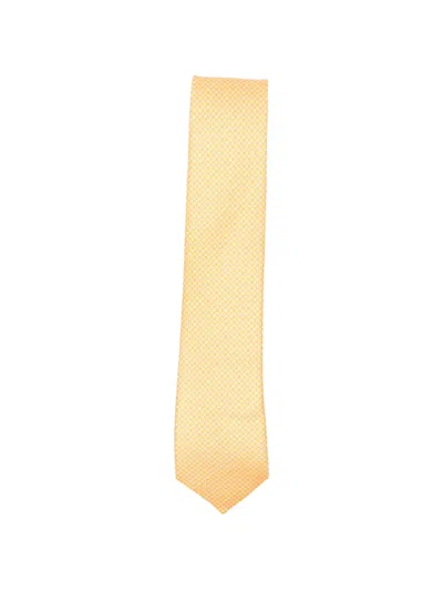 Errico Formicola Patterned Tie In Yellow
