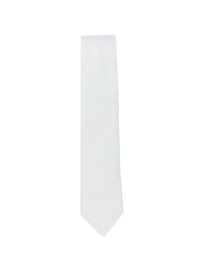 Errico Formicola Patterned Tie In White