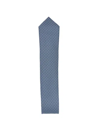 Errico Formicola Patterned Tie In Blue