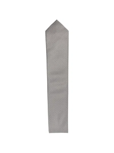 Errico Formicola Patterned Tie In Gray