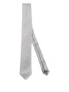Errico Formicola Polka-dot Silk Tie In Gray