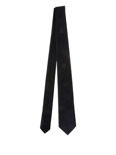 Errico Formicola Silk Tie In Black