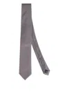 Errico Formicola Silk Tie In Gray
