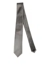 Errico Formicola Silk Tie In Gray