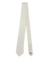 Errico Formicola Silk Tie In White