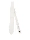 Errico Formicola Silk Tie In White