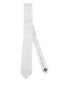 Errico Formicola Silk Tie In White