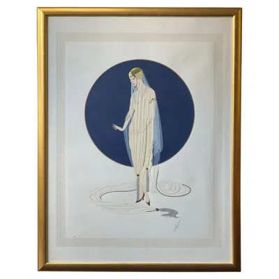 Pre-owned Erte Devotion Serigraph By Erté, 1987 In Brown