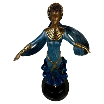 Pre-owned Erte Erté Ecstasy, Sculpture 1989 In Gold