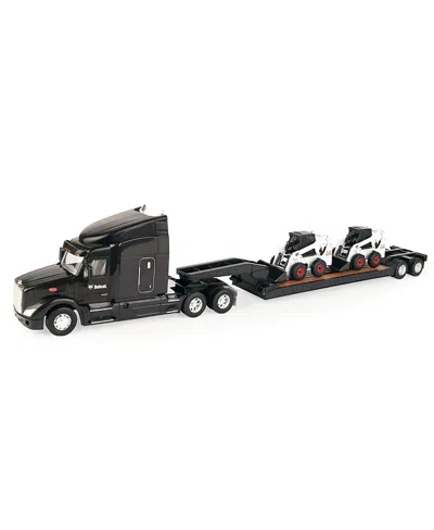 Ertl 1/32 Big Roads Peterbilt With Lowboy Die-cast Bobcat Skid Loaders Toy 2-4 - Ages 2-4