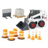 Ertl Bobcat Skid Steer With Barrells & Cones - Big Farm Series