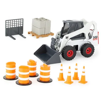 Ertl Bobcat Skid Steer With Barrells & Cones - Big Farm Series