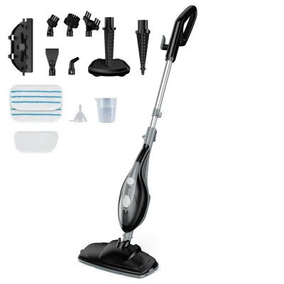 Eruule 10-in-1 Steam Mop, 1550w Detachable Handheld Steam Cleaner For Floor Cleaning, 16ft Cord, 2 Washable