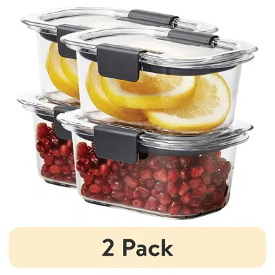 Eruule 1.3 Cup Stain-proof Food Storage Container, Set Of 2