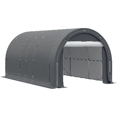 Eruule 16' X 10' Carport, Heavy Duty Portable Garage / Storage Tent With Large Zippered Door, Anti-uv Pe Ca
