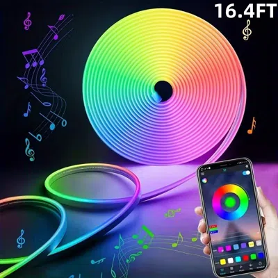 Eruule 16.4ft Neon Rope Lights,flexible Led Rope Lights Control With App/remote,multiple Modes Rope Lights,
