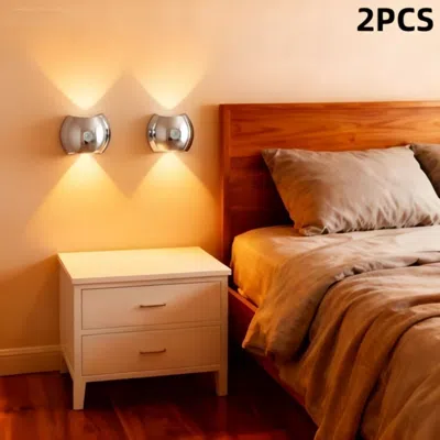 Eruule 2pcs Bedroom/living Room Lights, Motion Sensor, Luxurious Style, 60-day Battery Life, 3 Lighting Mod