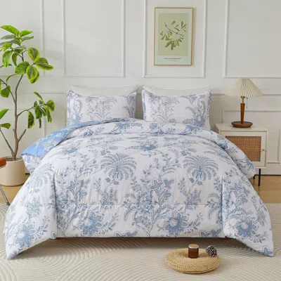 Eruule 2pieces Comforter Set Twin (comforter *1+pillowcase*1) Extremely Diverse Styles In Blue
