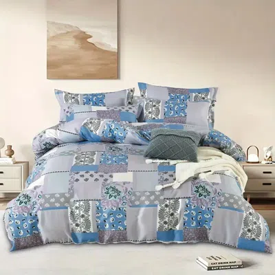Eruule 2pieces Comforter Set Twin (comforter *1+pillowcase*1) Extremely Diverse Styles In Blue