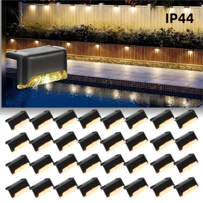 Eruule 32 Pcs Decorative Light Solar Energy Waterproof And Dustproof Light Source Sensing - Warm Light