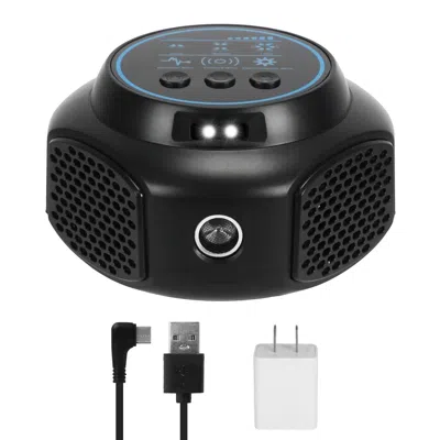 Eruule 360° Ultrasonic Mice Repellent Indoor Rodent Repeller Rat Squirrel Rodent Chaser With 3 Modes 2 Stro In Black