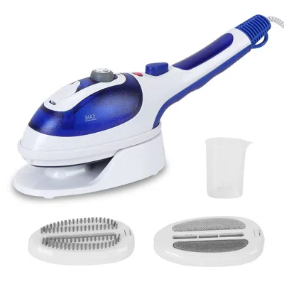 Eruule 800w Handheld Electric Steam Anti Scalding Anti Dripping Portable Iron Garment Steamer In Blue