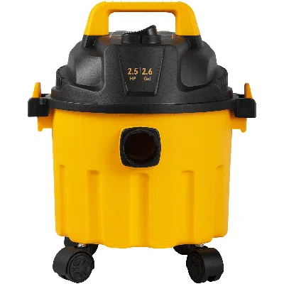 Eruule A 2.6-gallon Dual-purpose Wet-dry Vacuum Cleaner In Yellow, Featuring 2.5 Horsepower And A 3-in-1 Cl