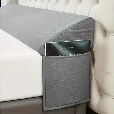 Eruule Air Layer Fabric Gap Pillow Diamond-shaped Pocket137*24.5*15cm In Gray
