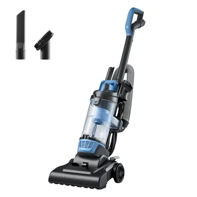 Eruule Bagless Upright Vacuum Cleaner, Lightweight With Powerful Cleaning, Brush And Crevice Tool In Black