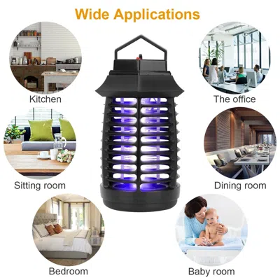 Eruule Bug Zapper Electric Uv Mosquito Killer Lamp Insect Killer Light Pest Fly Trap Catcher Harmless Odorl In Animal Print