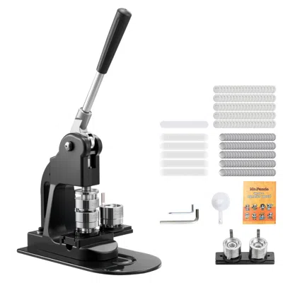 Eruule Button Maker Machine, 1 In, Pin Maker Machine With 500pcs Button Parts, Circle Cutter, Hex Wrenches 