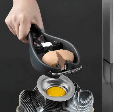 Eruule Chicken Egg Separator Tool - Stainless Steel Hand-held Yolk Remover Tool - Eggshell Cutter Kitchen G
