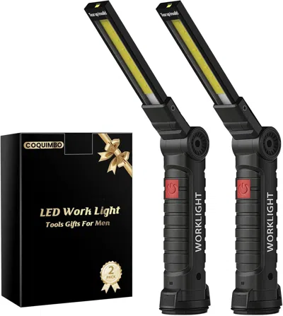 Eruule Christmas Stocking Stuffers White Elephant Gifts For Adults Men Him Dad, Rechg. Led Work Light Bbq G In Black